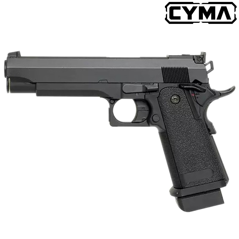 CYMA 18�аʾ��� Hi-Capa 5.1 MOSFET �᥿�륹�饤�� ��ư�ϥ�ɥ��� BK