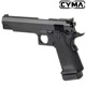 CYMA 18�аʾ��� Hi-Capa 5.1 MOSFET �᥿�륹�饤�� ��ư�ϥ�ɥ��� BK