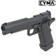 CYMA 18�аʾ��� Hi-Capa 5.1 MOSFET �᥿�륹�饤�� ��ư�ϥ�ɥ��� BK