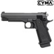 CYMA 18�аʾ��� Hi-Capa 5.1 MOSFET �᥿�륹�饤�� ��ư�ϥ�ɥ��� BK