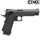 CYMA 18�аʾ��� Hi-Capa 5.1 MOSFET �᥿�륹�饤�� ��ư�ϥ�ɥ��� BK