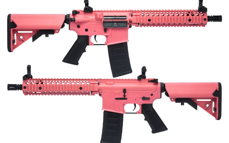 EMG JAPAN King Arms COLT��Daniel Defense MK18 Sport BK/PINK