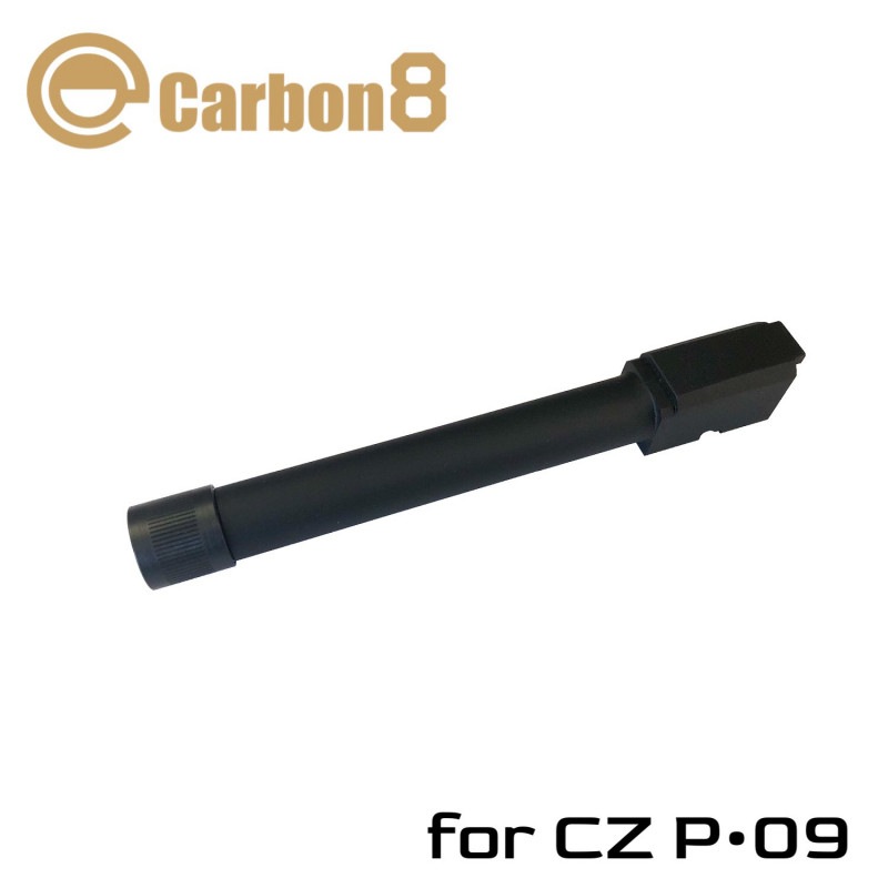 Carbon8 CZ P09専用 サイレンサー対応アルミアウターバレル 14mm逆ネジ