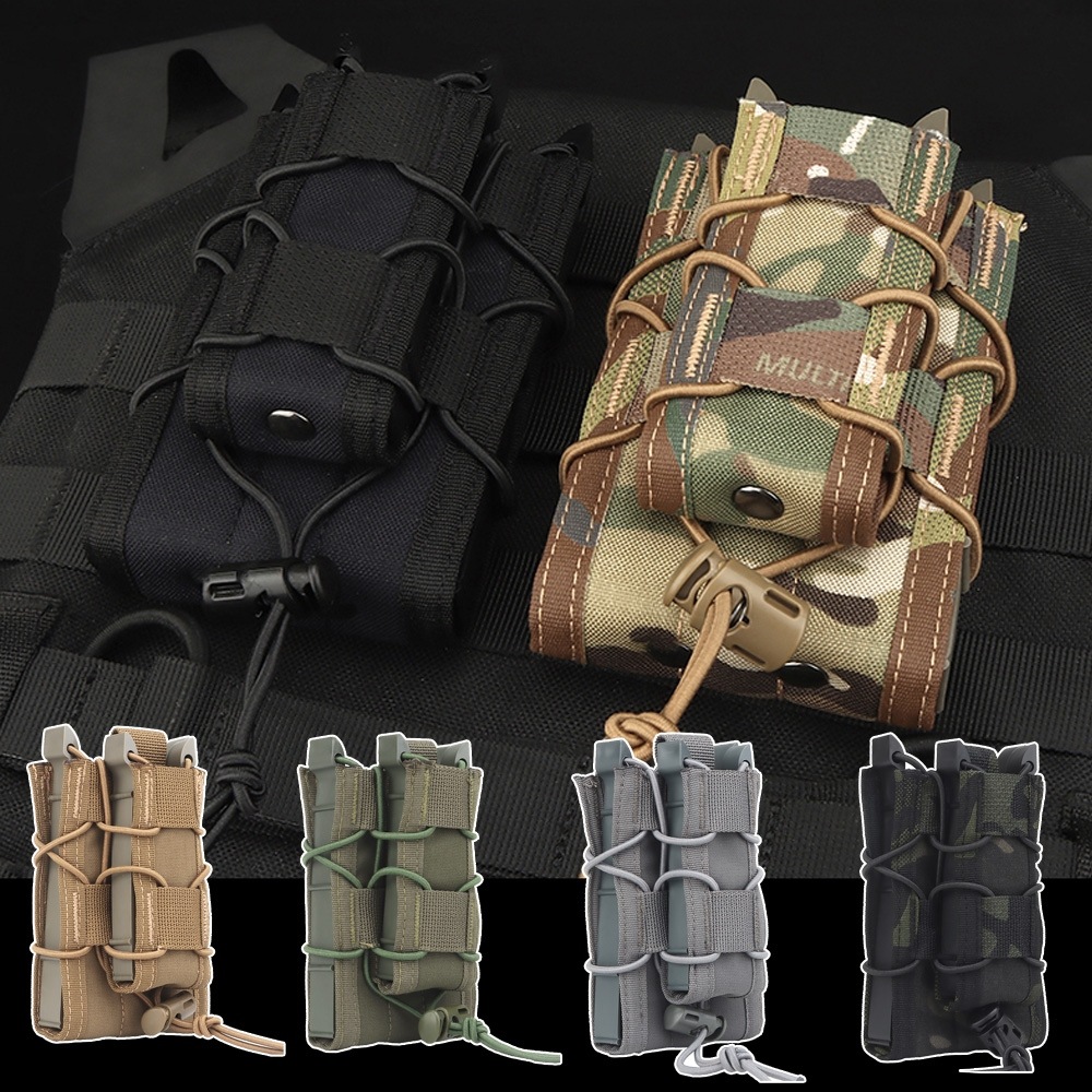 ��10��OFF�����ݥ������̵����High Speed Gear TACO������ 5.56��9mm TWIN �ޥ�����ݡ��� BK/CB/MCBK/RG/WG