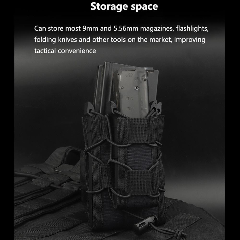 ��10��OFF�����ݥ������̵����High Speed Gear TACO������ 5.56��9mm TWIN �ޥ�����ݡ��� BK/CB/MCBK/RG/WG