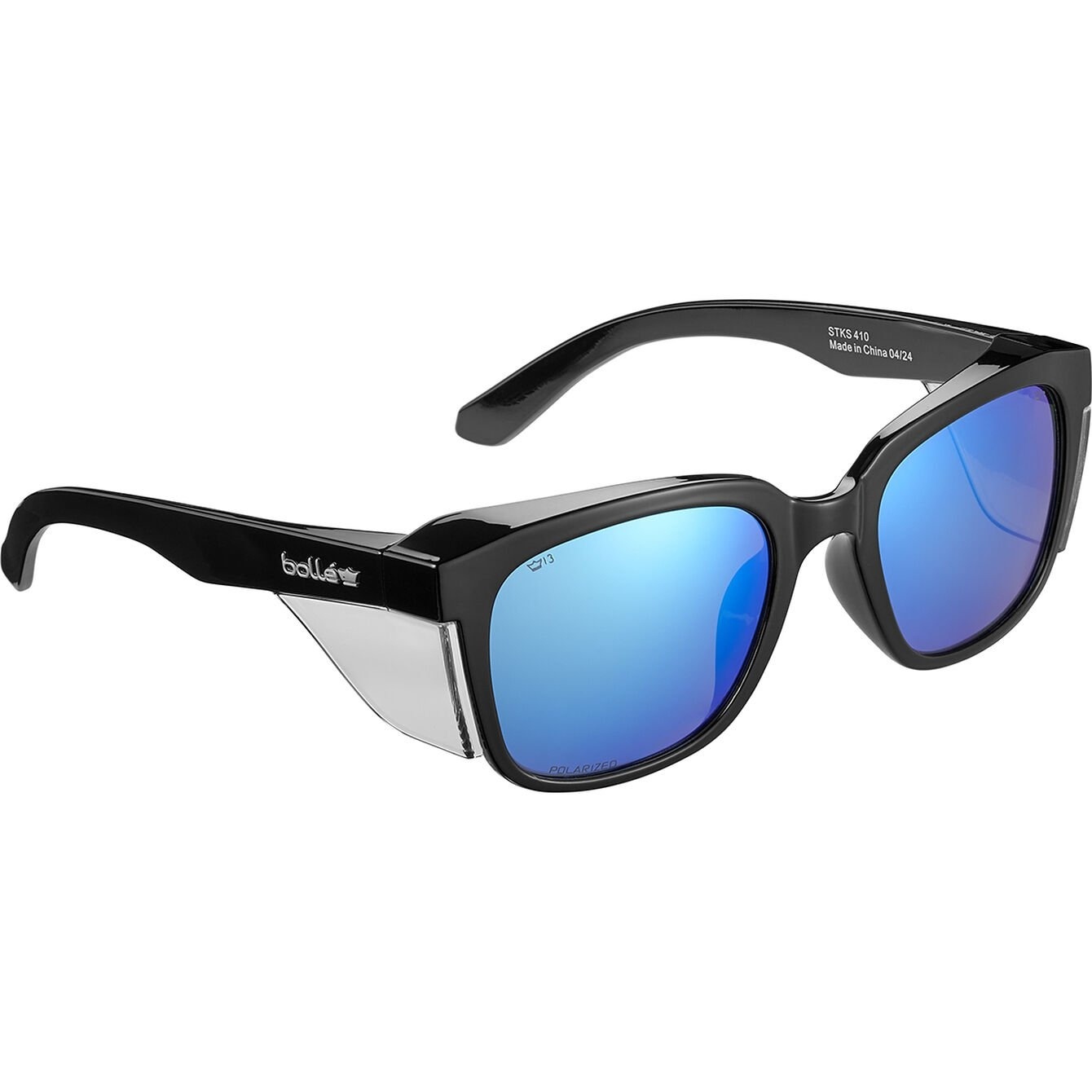 Bolle �ܥ졼 STKS �֥�å��ե졼�� ���Х�ȥߥ顼 �и���� BLACK FRAME COBALT MIRROR POLARIZED LENS STK41N51A