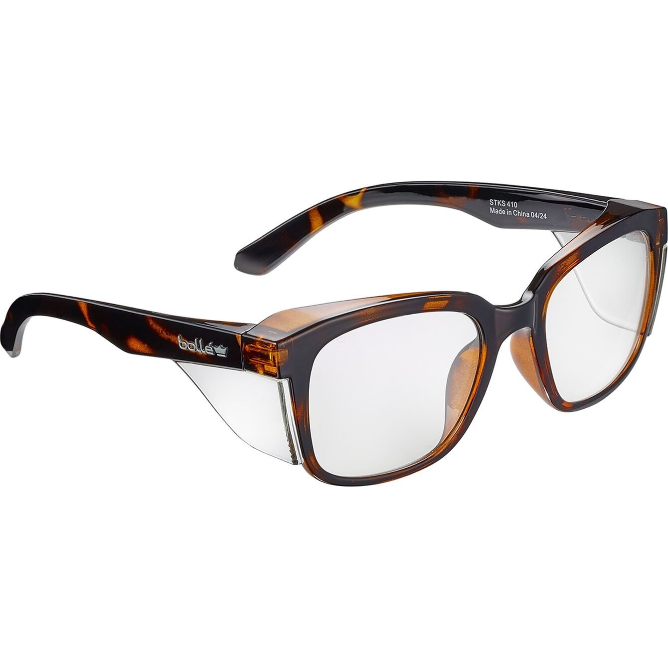 Bolle �ܥ졼 STKS �֥饦��ȡ������ե졼�� ���ꥢ��� BROWN TORTOISE FRAME CLEAR LENS STK41N12A