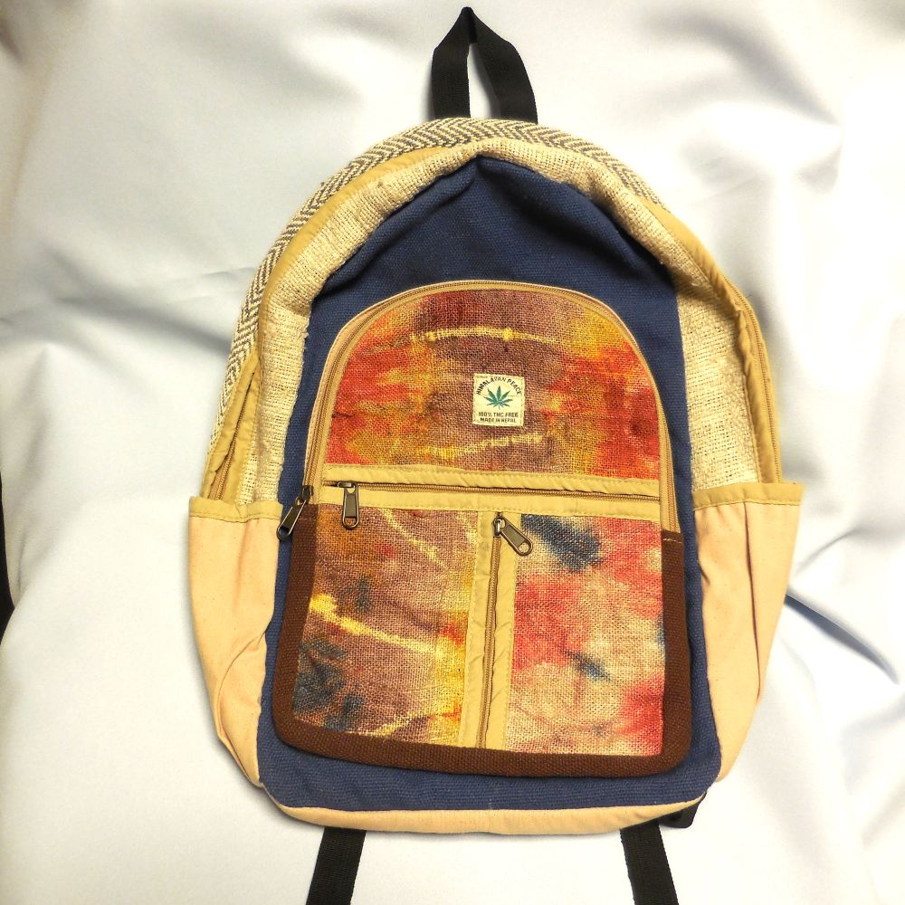 【One of a kind】Nepalese Tie Dye Backpack