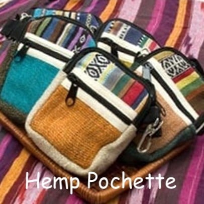 Hemp mini shoulder bag