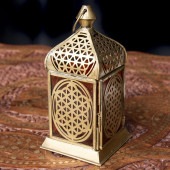 Moroccan style Openwork LED Candle Lantern