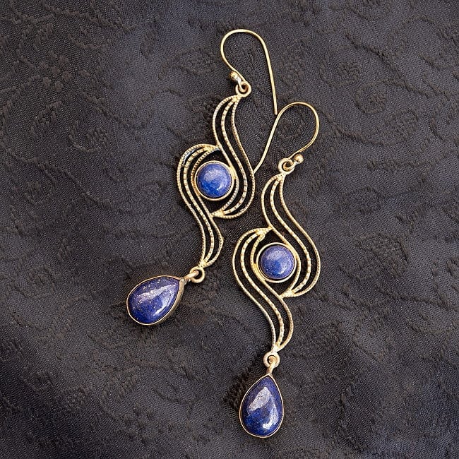 Indian Lapis Lazuli Earrings