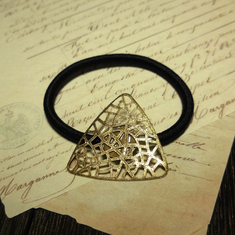 Gold Hair Tie Accessory ヘアゴム