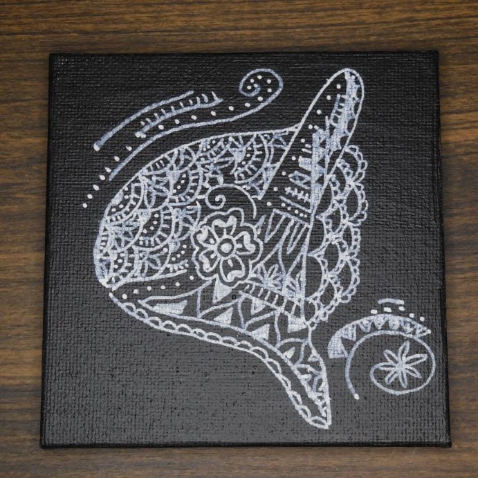 Sunfish　作：美彩都　Acrylic Painting Art campus