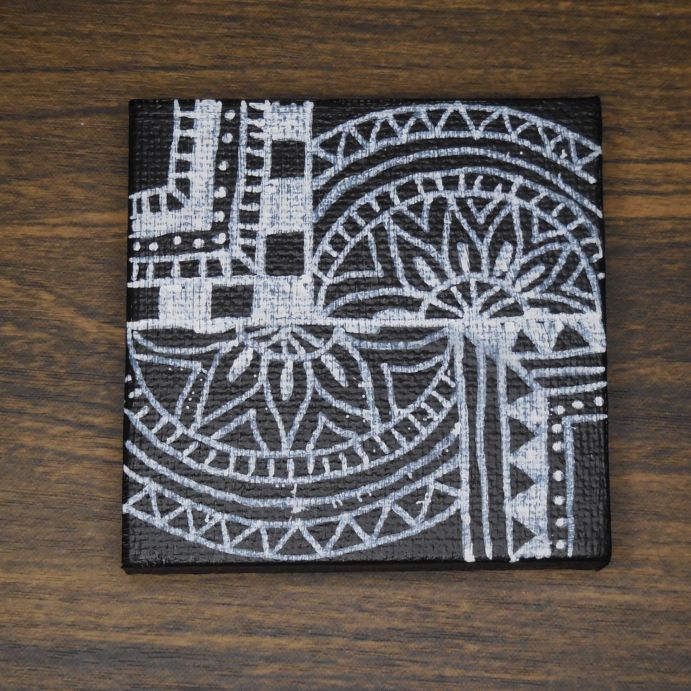 Mirror　作：美彩都　Acrylic Painting Art campus