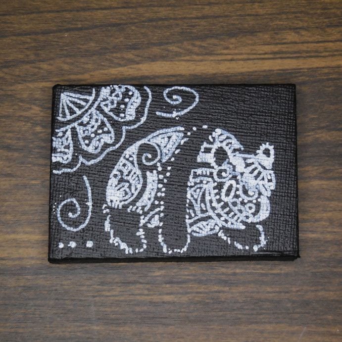 Panda　作：美彩都　Acrylic Painting Art campus