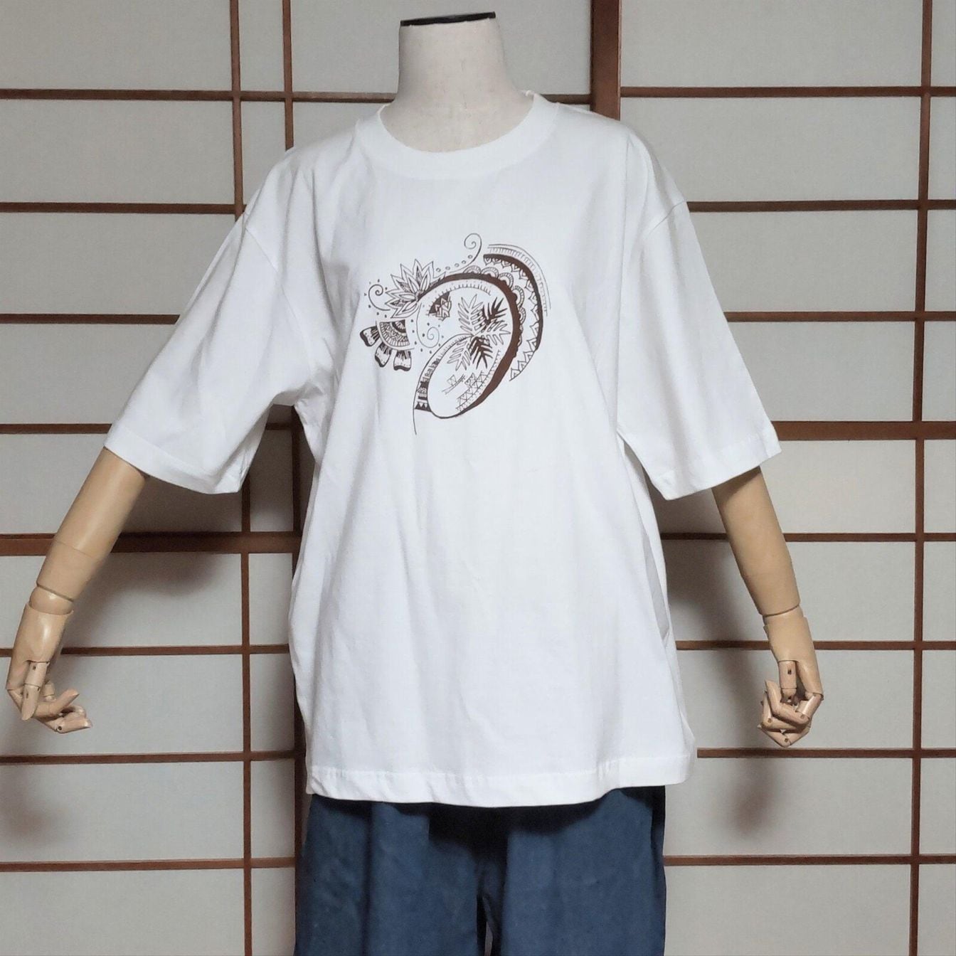 "湘南 Wind" 6.6oz Cotton100% Half sleeve Big T-shirts　ladies men's unisex