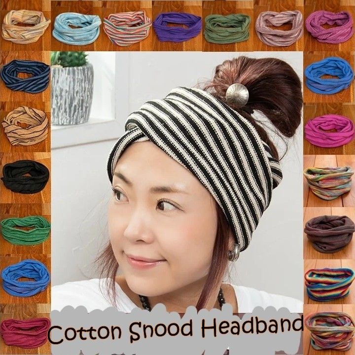 Cotton Snood Headband