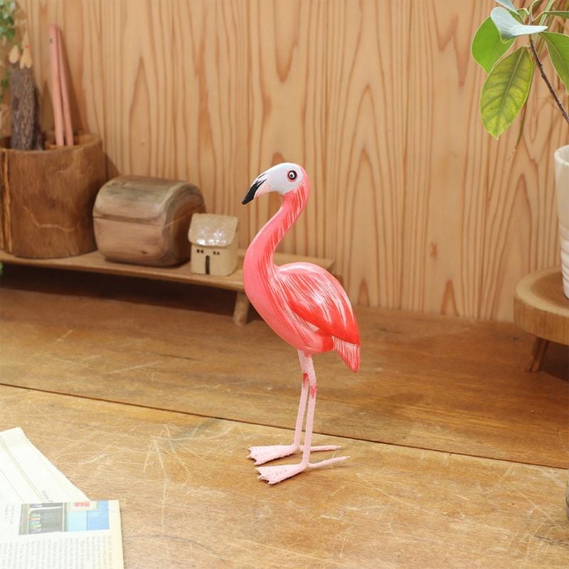 Wooden Flamingo S