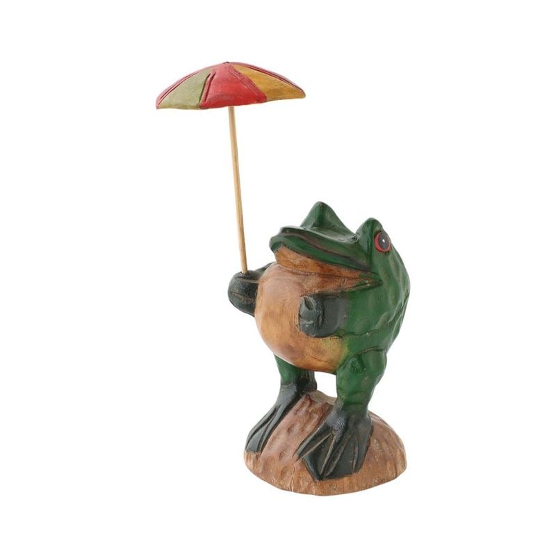 傘さしカエル S