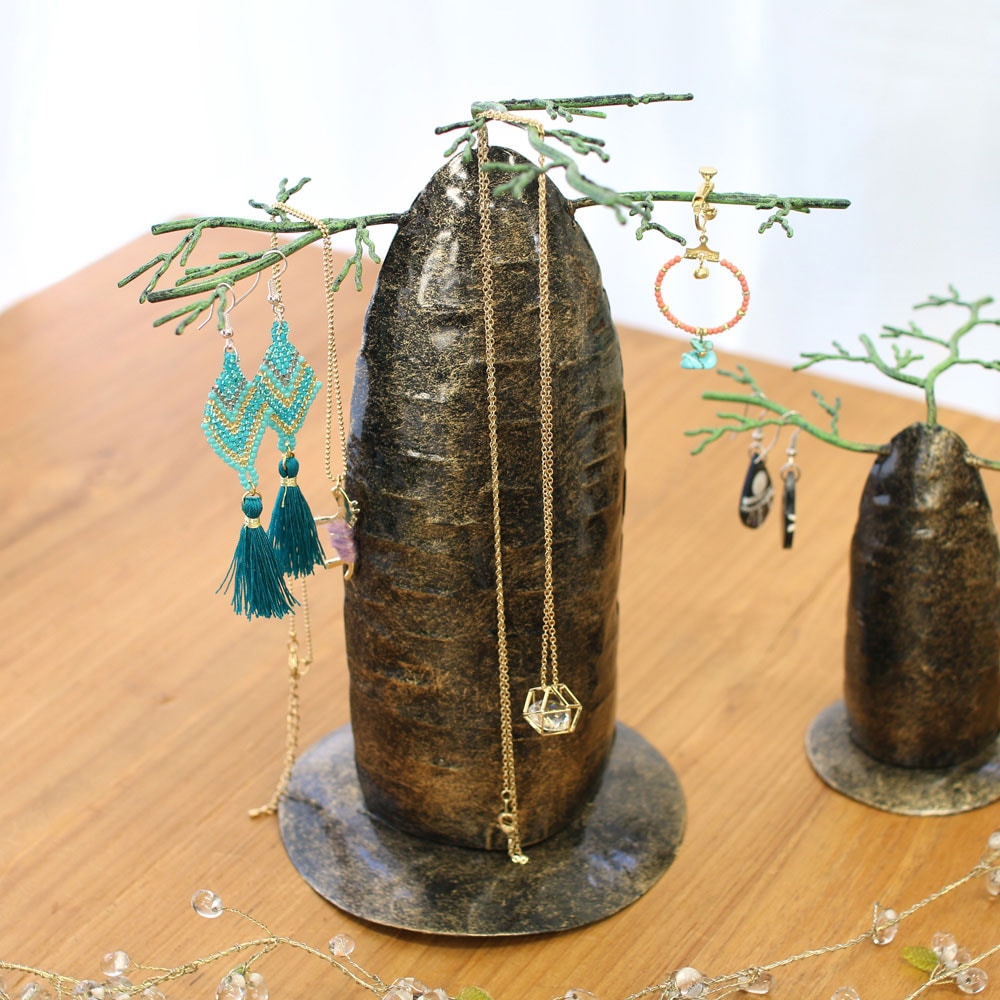 Baobab Jewelry Tree Stand L