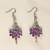 Ballerina Earrings for pierced ears