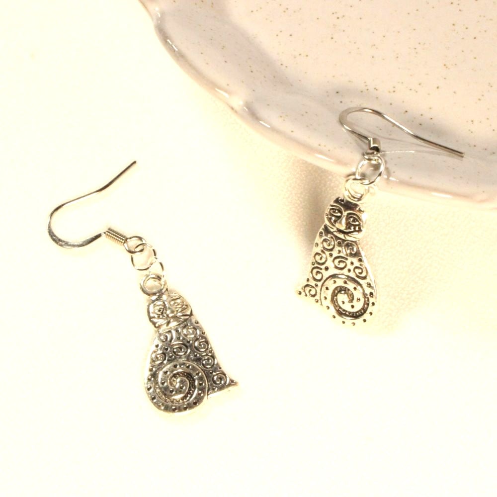 Cats Hook-type Earrings