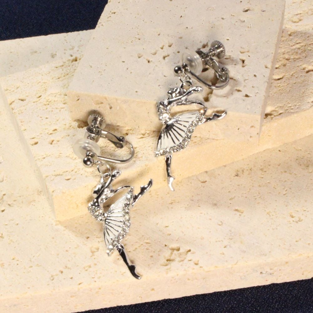 Ballerina Clip-on Earrings　