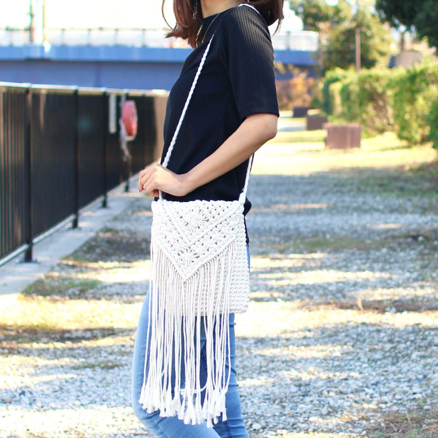 Macrame Shoulder Bag