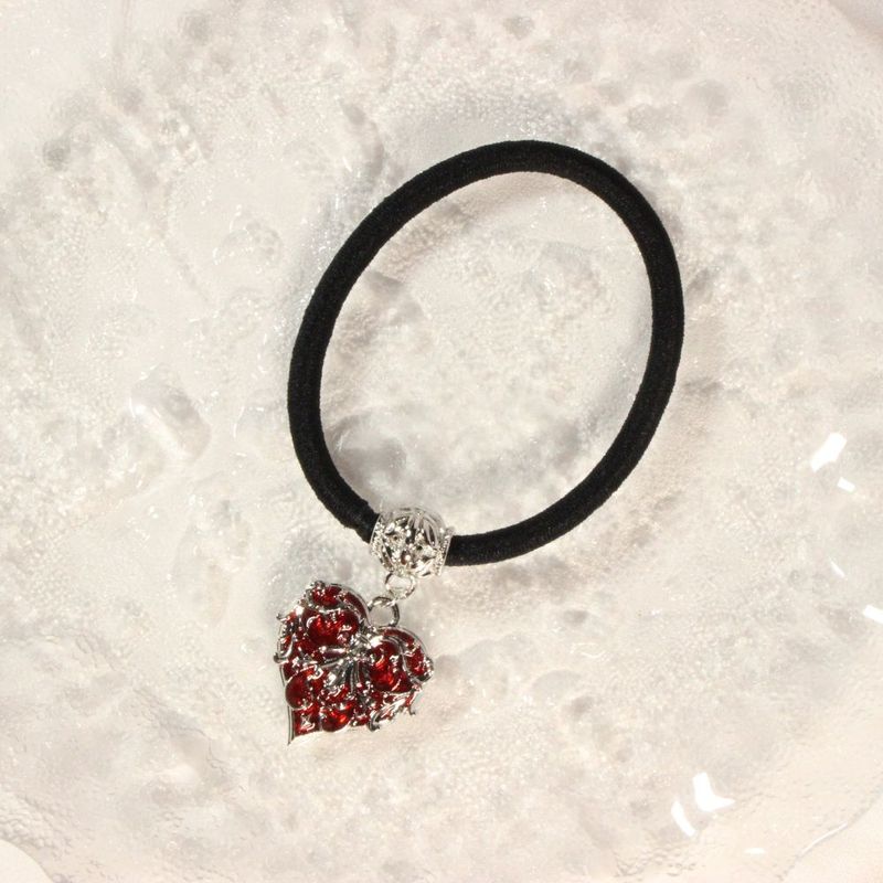 Gothic Heart Hair Tie