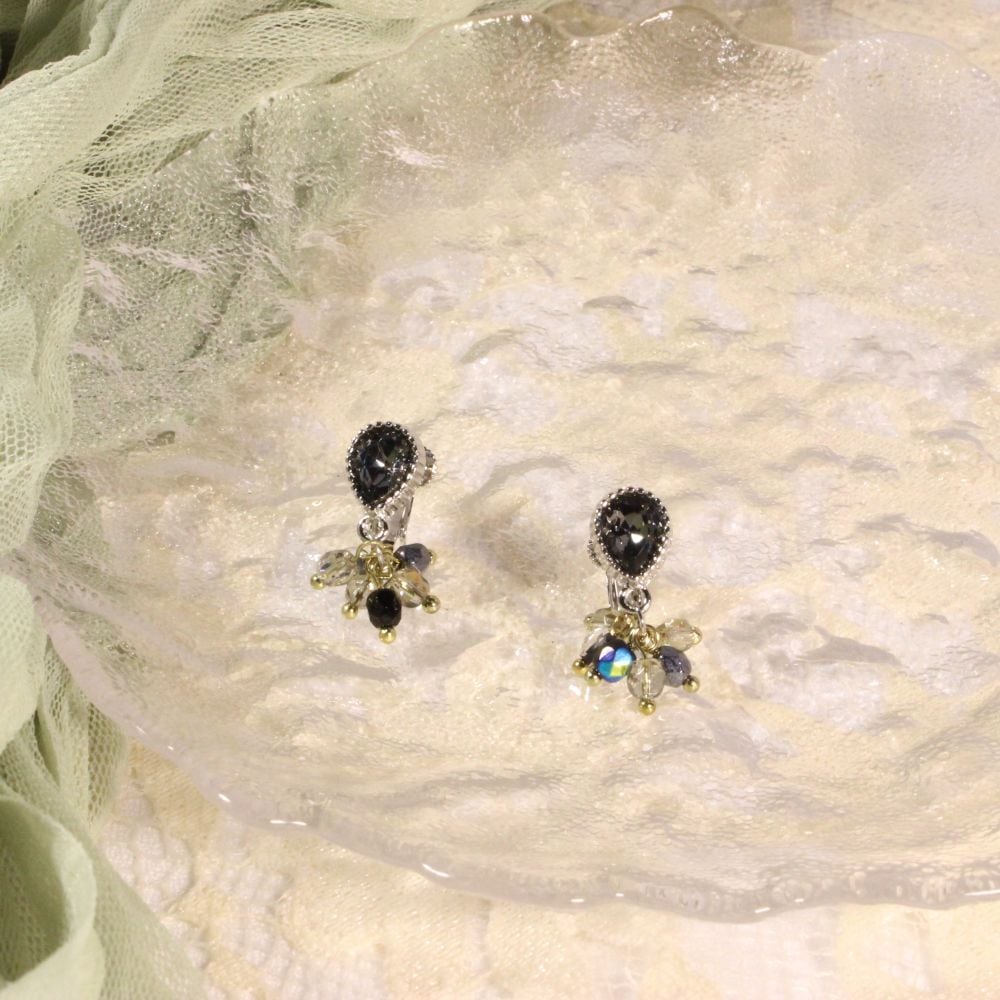 Czech Glass Beads Clip-on Earrings