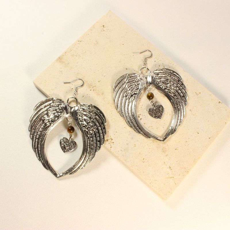 Wings Earrings for pierced ears