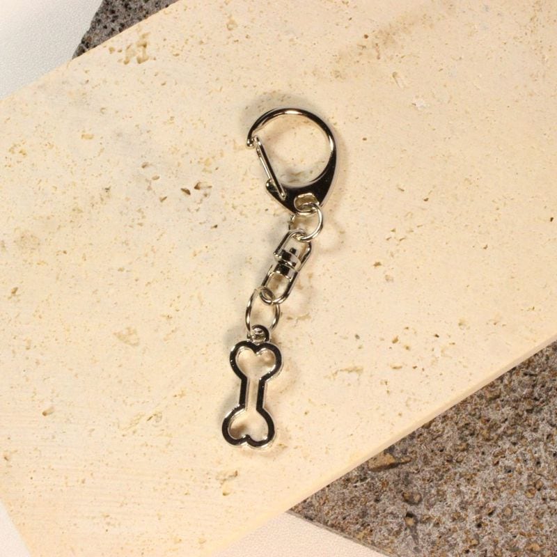 Metal Bone Keychains