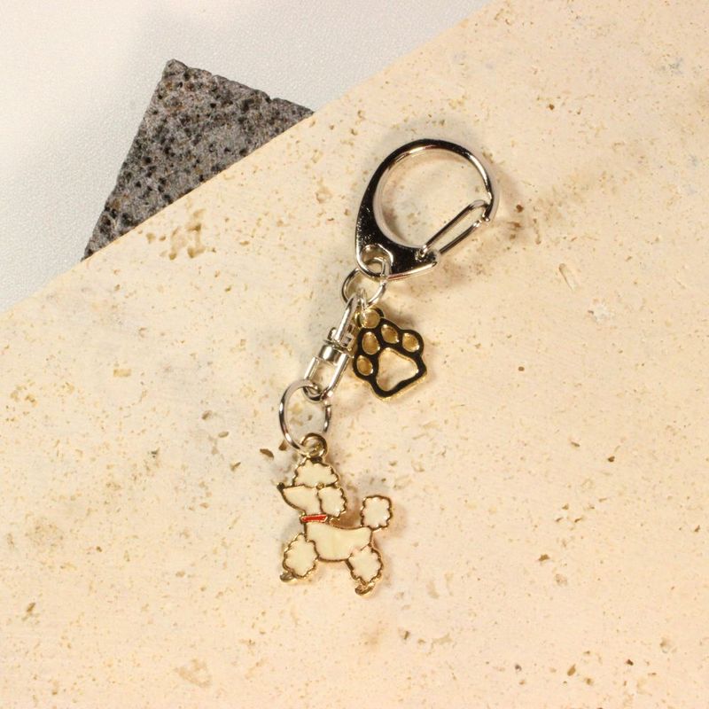 Poodle Keychains