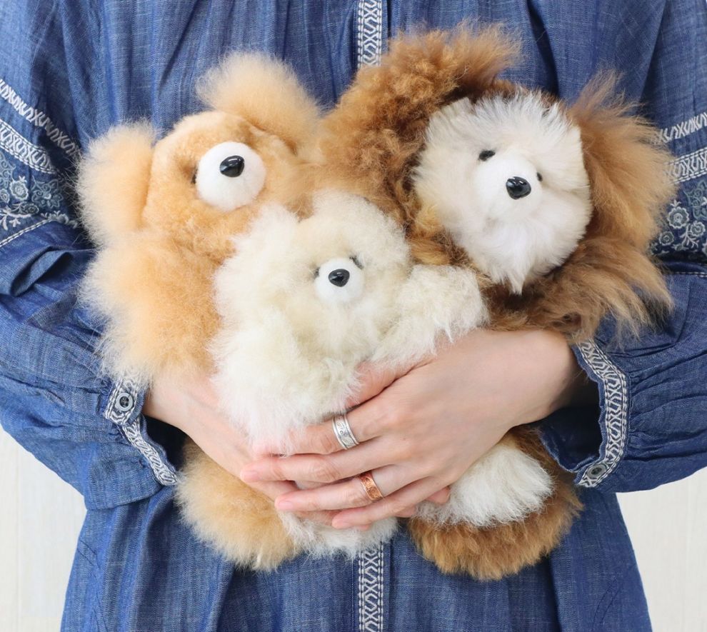 Baby Alpaca Teddy Bear - M