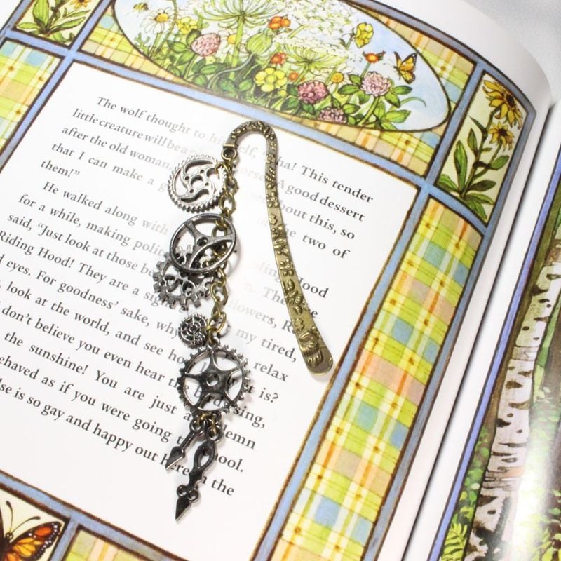 Steampunk Metal Bookmarks