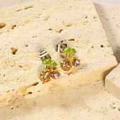 Cherries Earrings for pierced ears