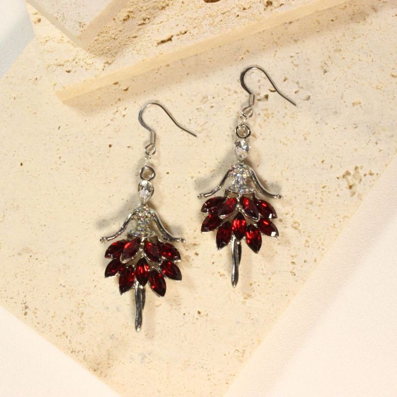 Ballerina Earrings for pierced ears