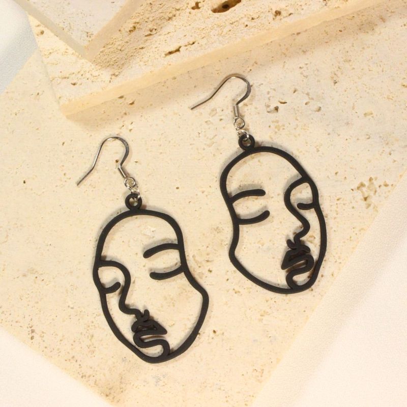 Face Earrings for pierced ears