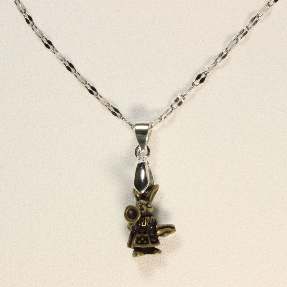 White Rabbit Necklaces from Alice in Wonderland