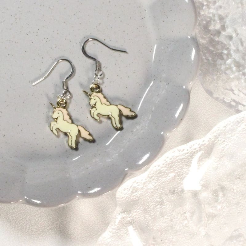Unicorn Earrings for pierced ears