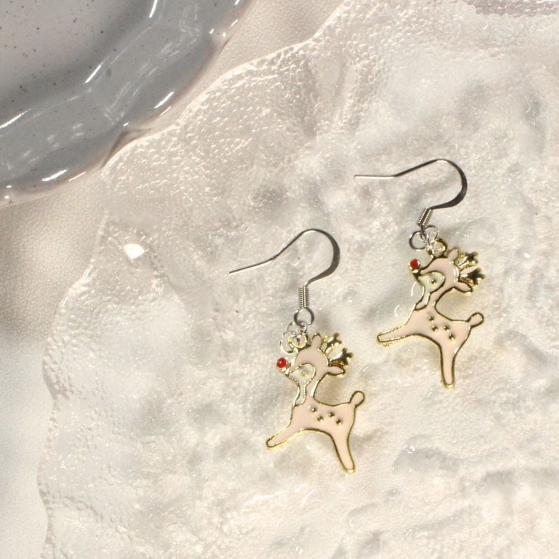 Merry Fawn Earrings for pierced ears