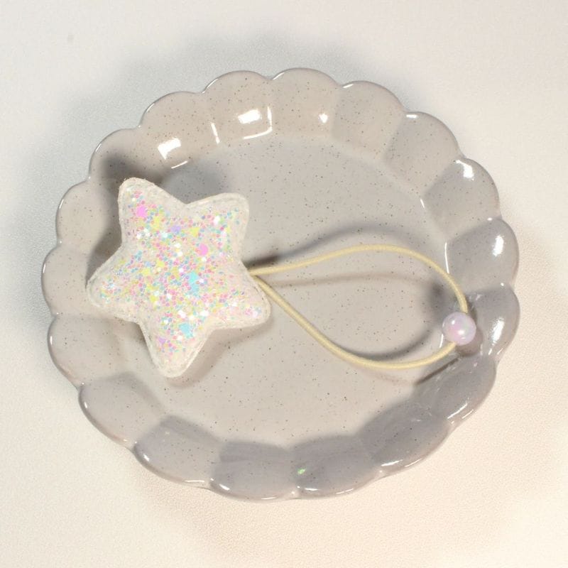 Polarized Pearl Color Star Hair Tie