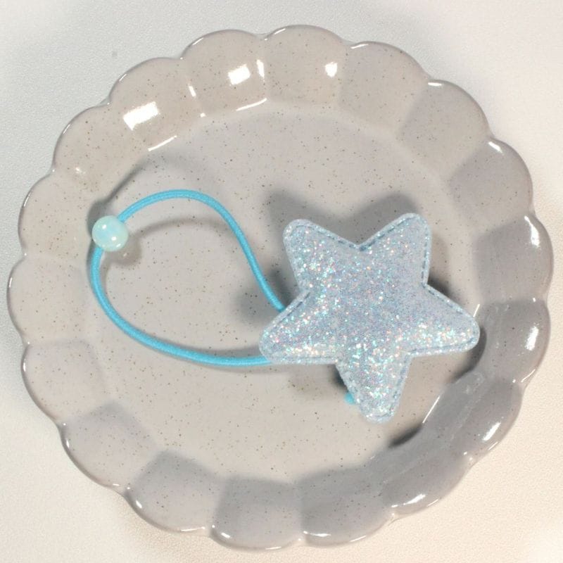 Blue Twinkle Star Hair Tie