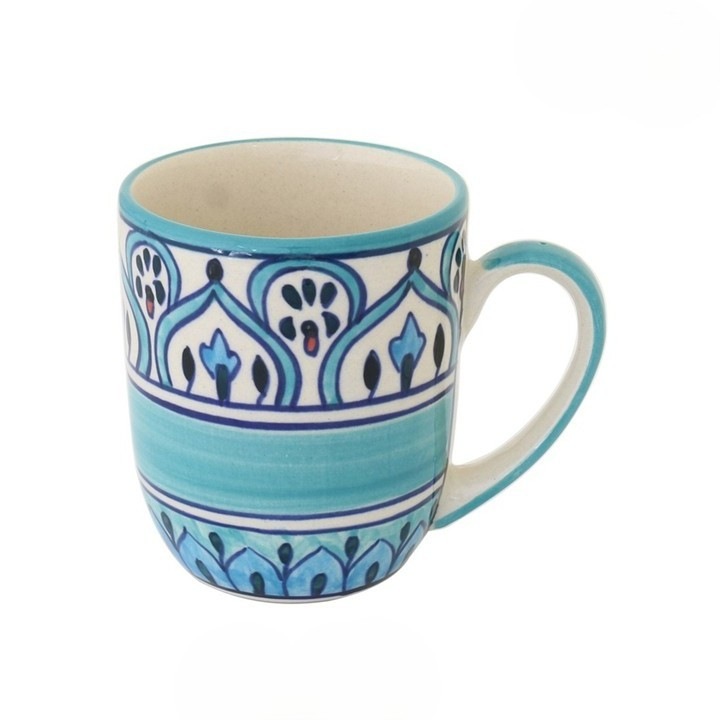 Priya Mugs - blue flower