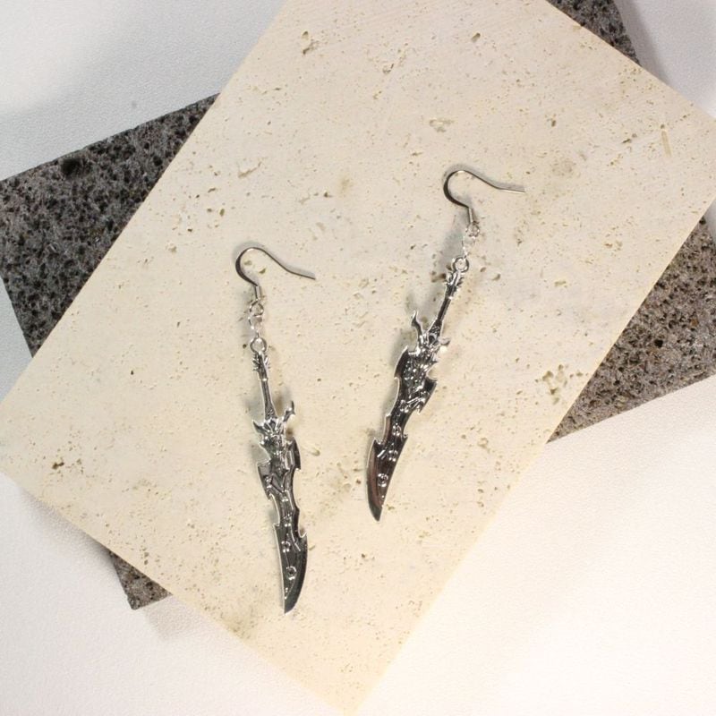 Sword Earrings for pierced ears