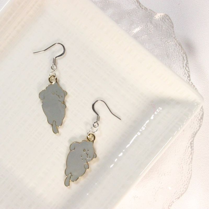 Sleeping Cats Earrings
