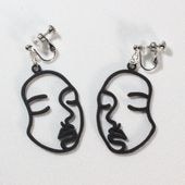 Face Clip-on Earrings　
