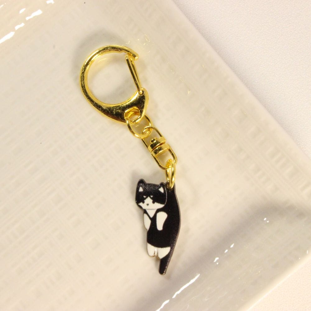 Tuxedo Cat Keychains
