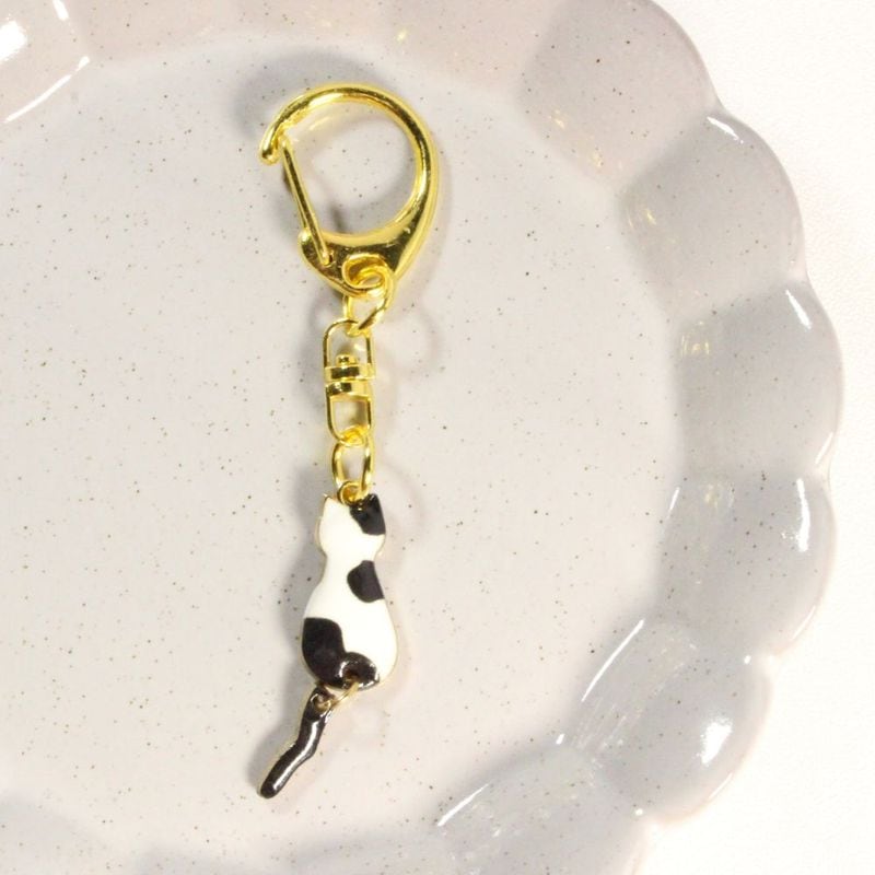 Bicolor Cat Keychains