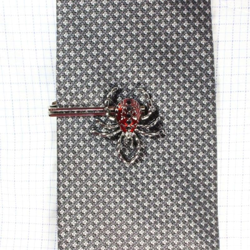 Spider Tie Clips